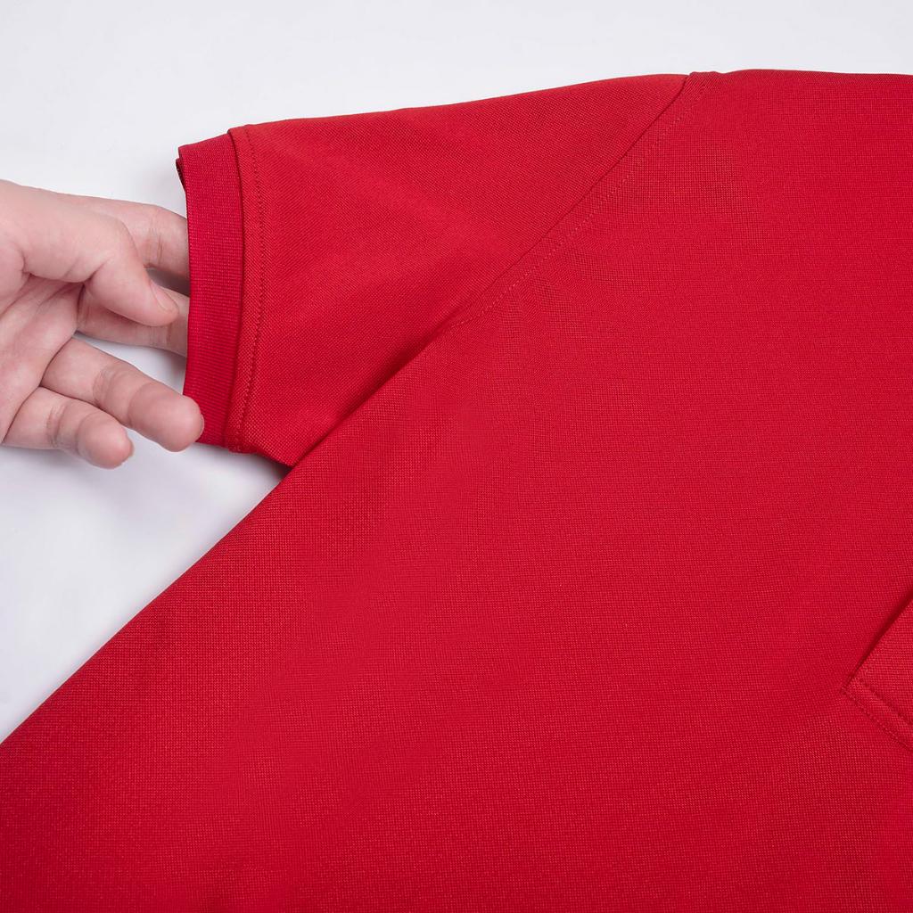 Áo Polo nam ngắn tay cổ bẻ trơn cá sấu Poly màu đỏ thời trang cao cấp co giãn 4 chiều thương hiệu GI FASHION MPC30309