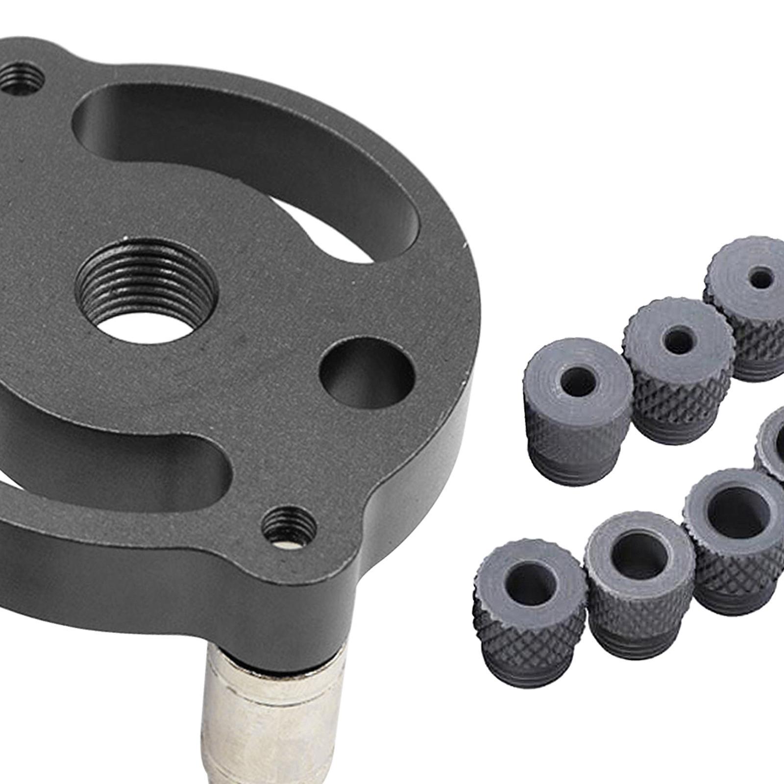 2pcs 2-10mm Self-Centering Doweling Jig Set Vertical Hole Puncher Locator