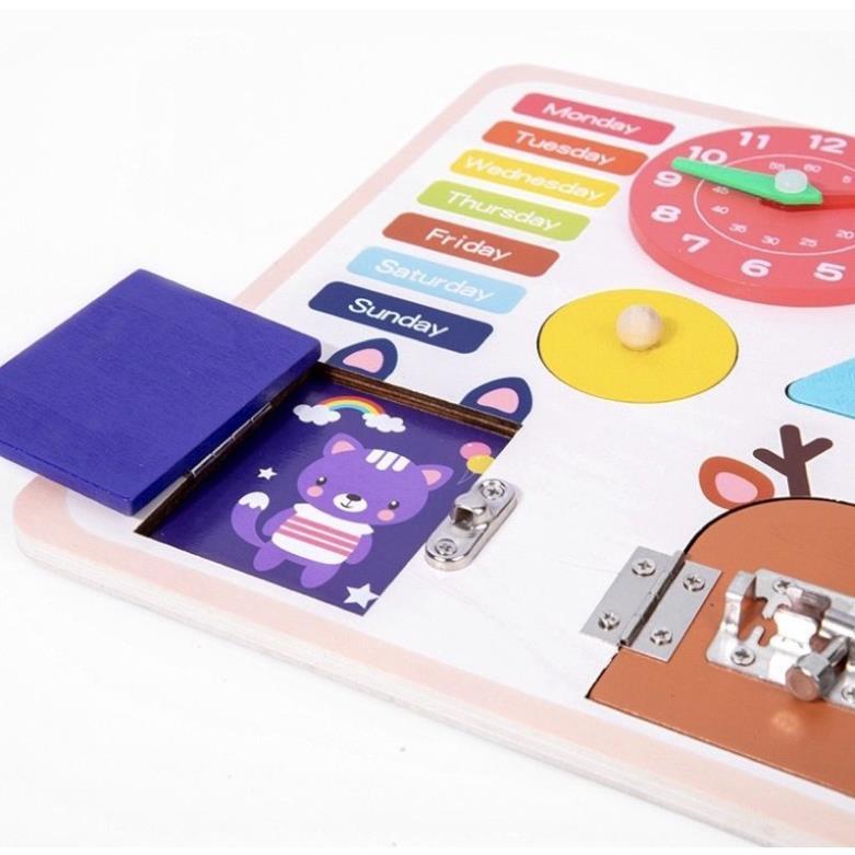 Bảng bận rộn busy board Montessori