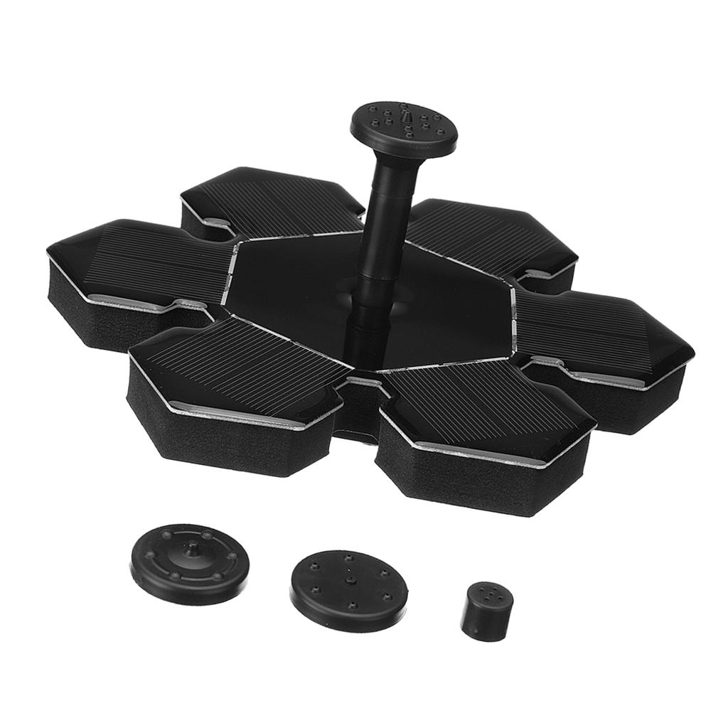 Solar Panel Powered Submersible Fountain Garden Pond Water Pump