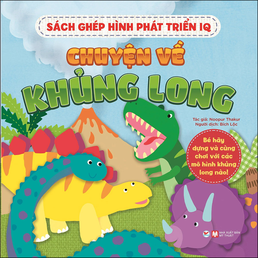 Sách Ghép Hình Phát Triển Iq - Chuyện Về Khủng Long