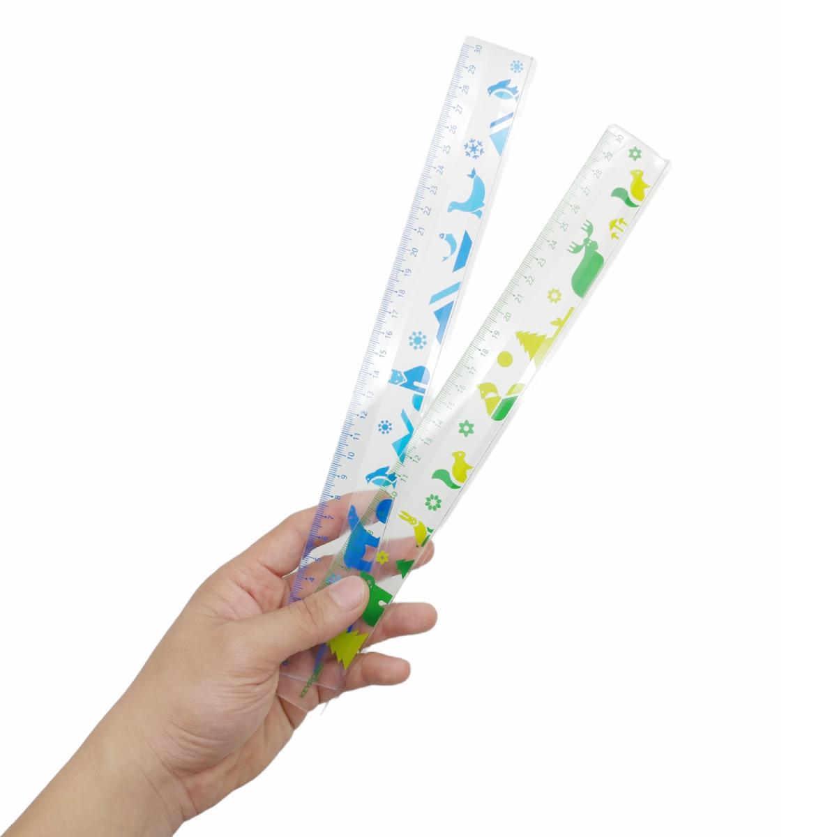 Thước Kẻ 30 cm - Keyroad KR972440 (Mẫu Màu Giao Ngẫu Nhiên)