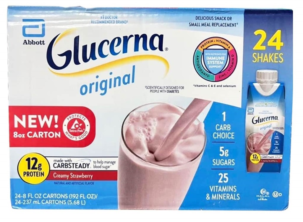 Sữa dành cho người tiểu đường Glucerna Original Vanilla Abbott Mỹ Bổ sung đầy đủ dinh dưỡng và cân bằng đường huyết - QuaTangMe Extaste