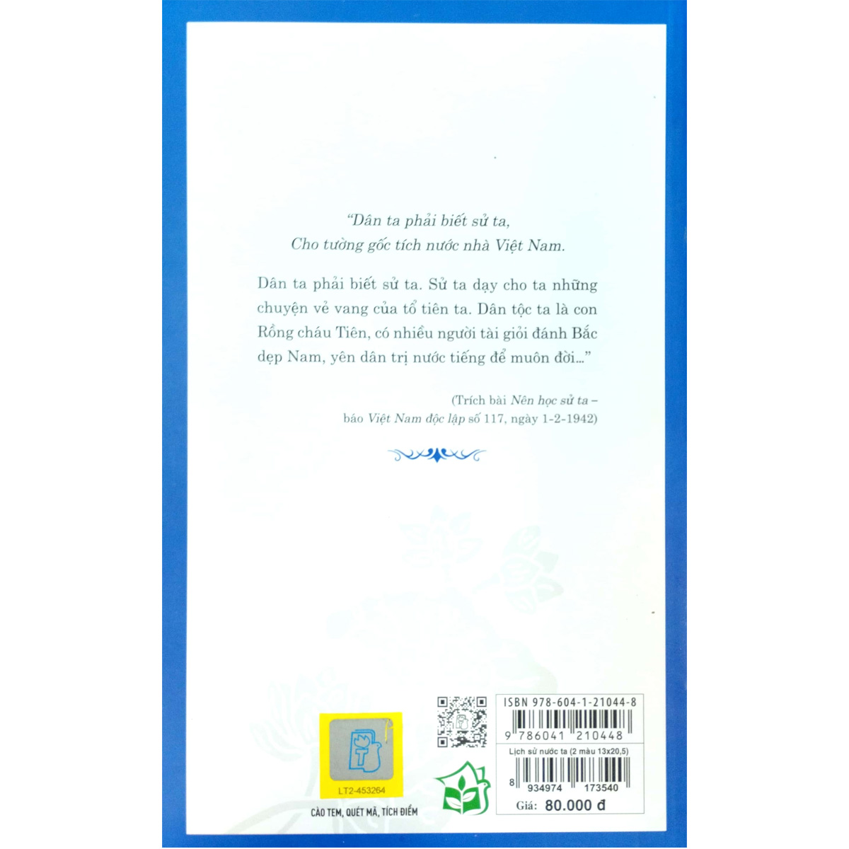 Lịch Sử Nước Ta .DSHCM