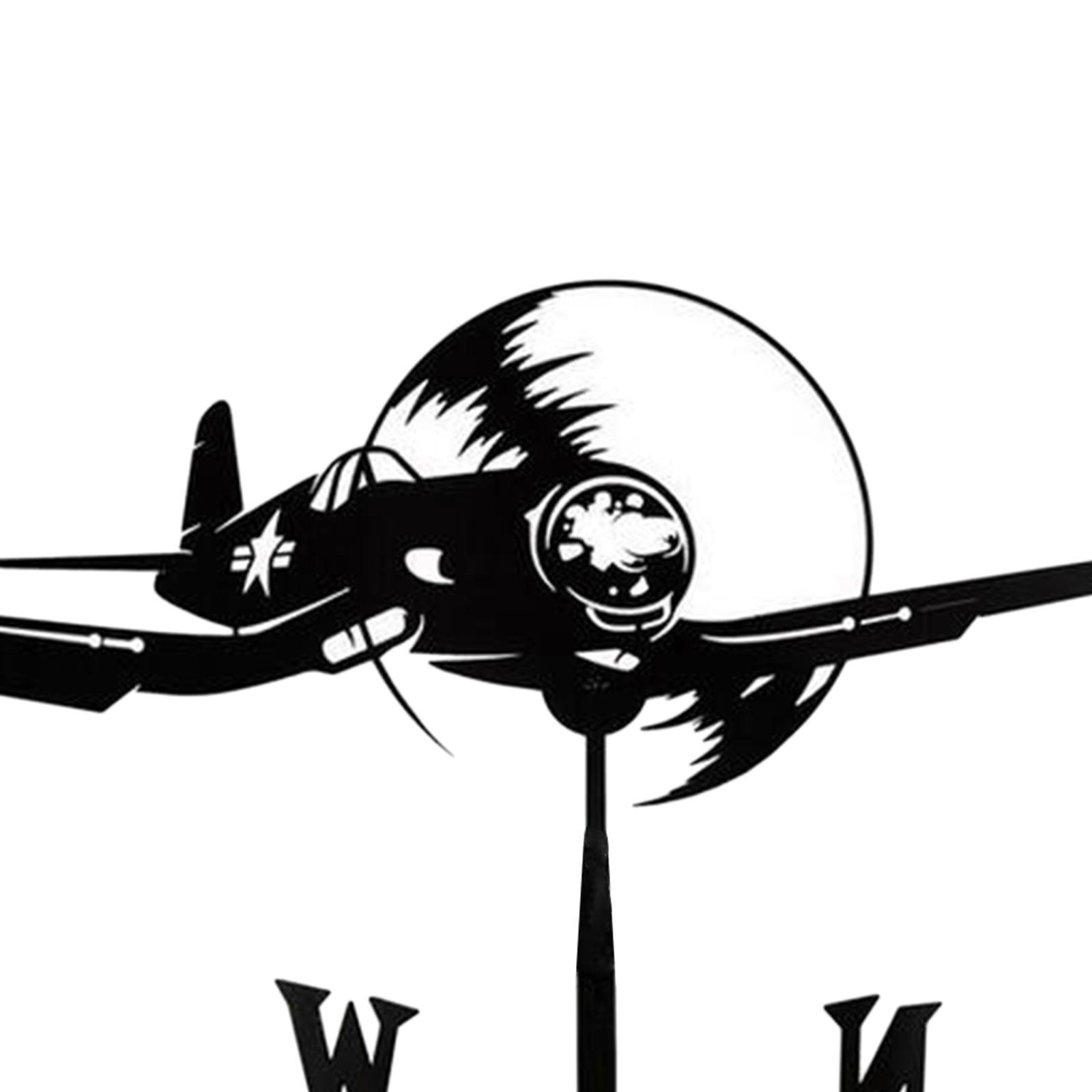 2x Weather Vane Yard Wind Direction Indicator Kit Bracket Weathervane