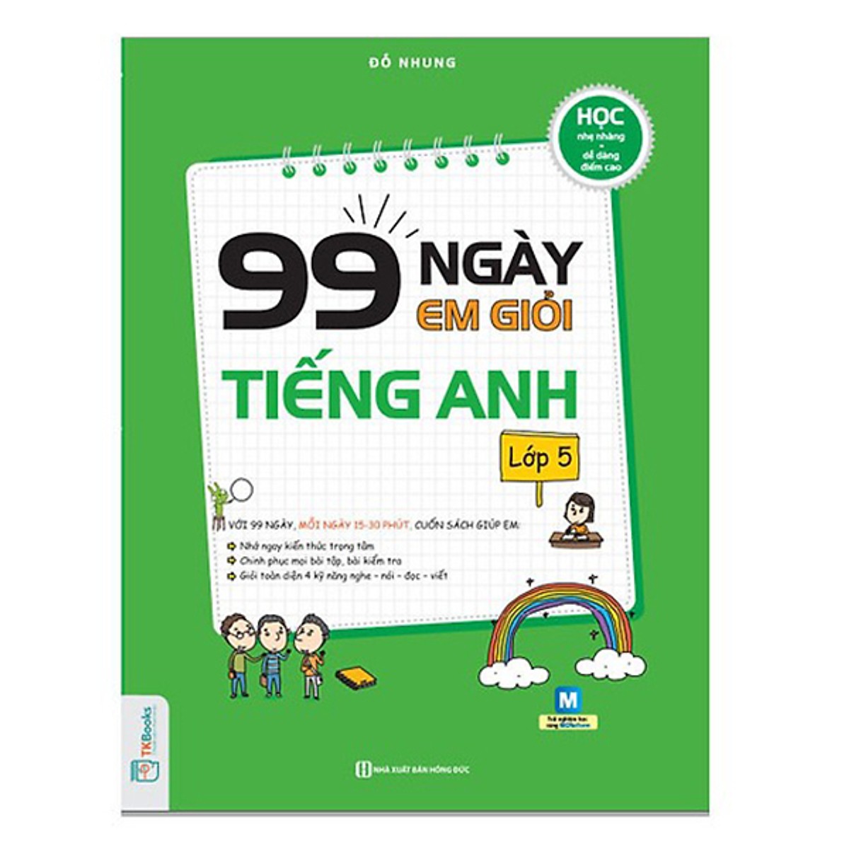 Combo 3 Cuốn 99 Ngày Em Giỏi Toán - Tiếng Việt - Tiếng Anh Lớp 5(Tặng Kèm Bookmark PL)