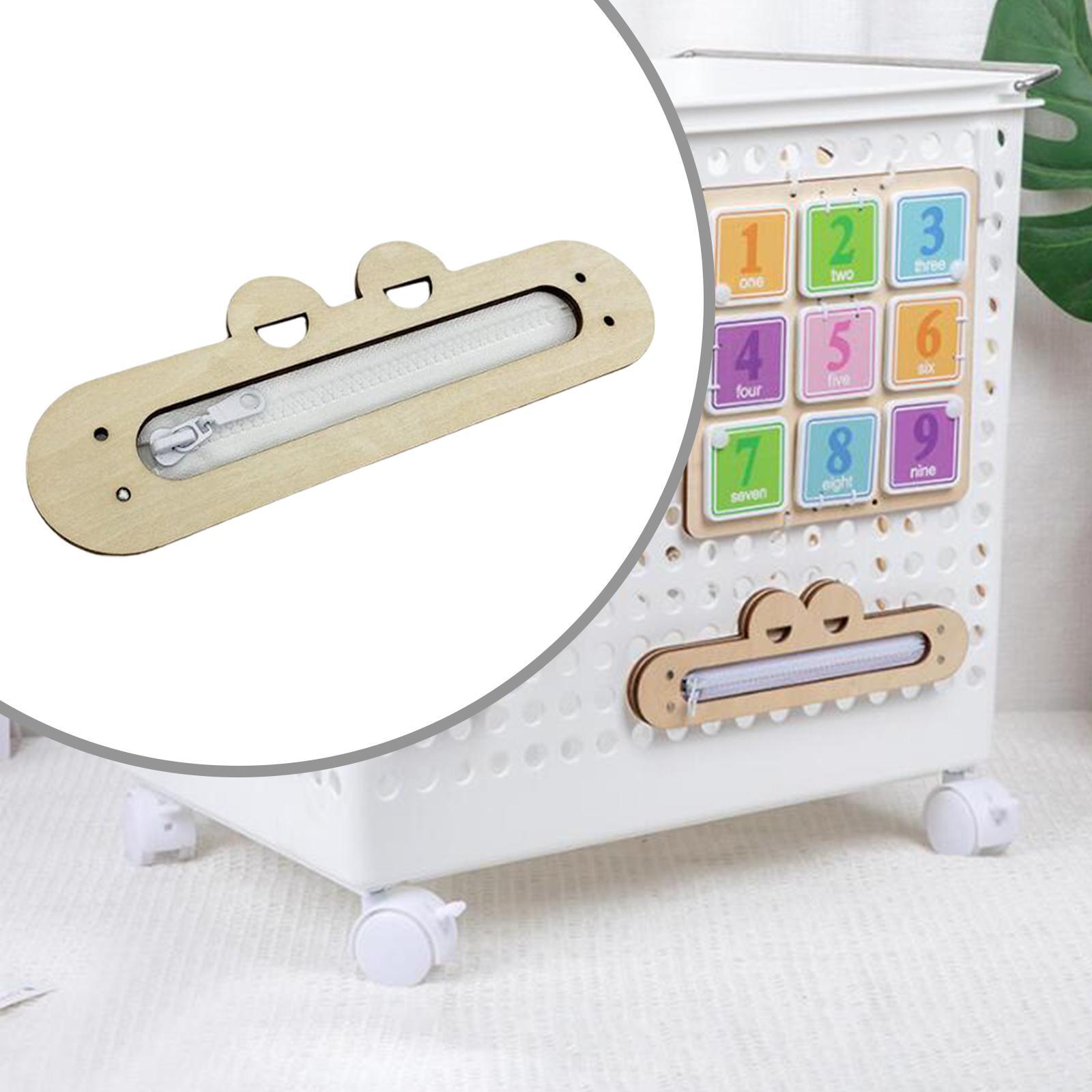 Wooden Montessori Busy Board Learning Activities Handicraft Toy for Kids