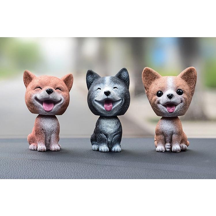 Đồ Trang Trí Xe Hơi Chú Chó Lắc Đầu Đáng Yêu