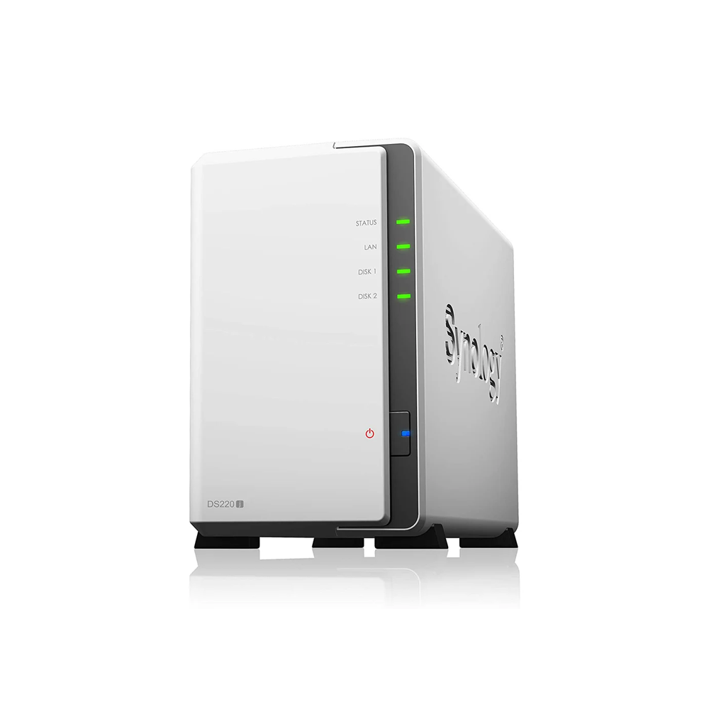 Thiết bị lưu trữ qua mạng NAS Synology DS220j - Hàng chính hãng