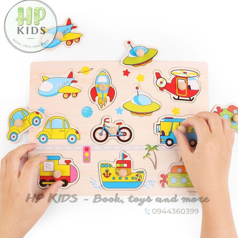 Bảng núm gỗ cho bé yêu. Hàng dầy đẹp, nhiều chủ đề cho bé.