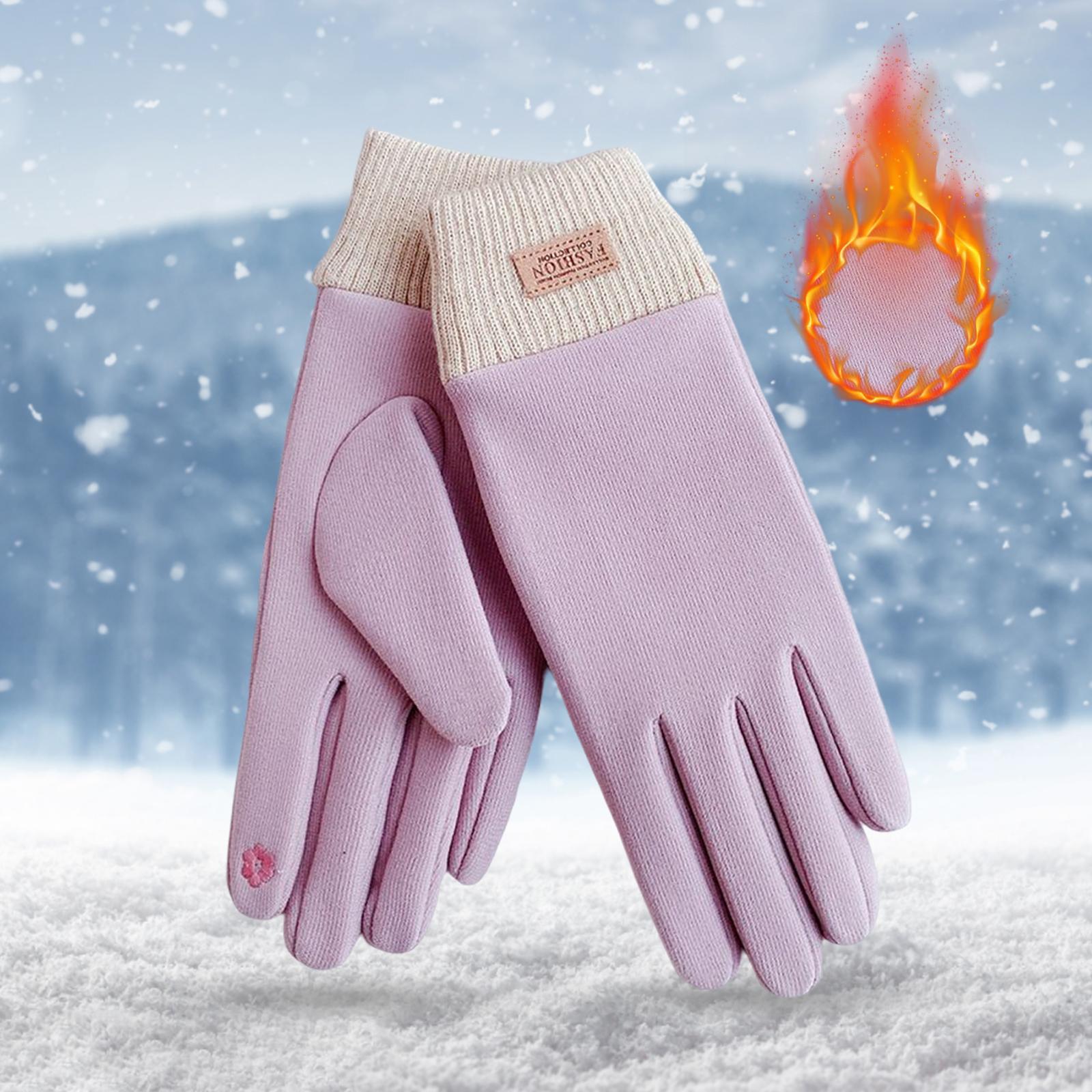 Windproof Women Winter Touch Screens Gloves Cold Weather Running