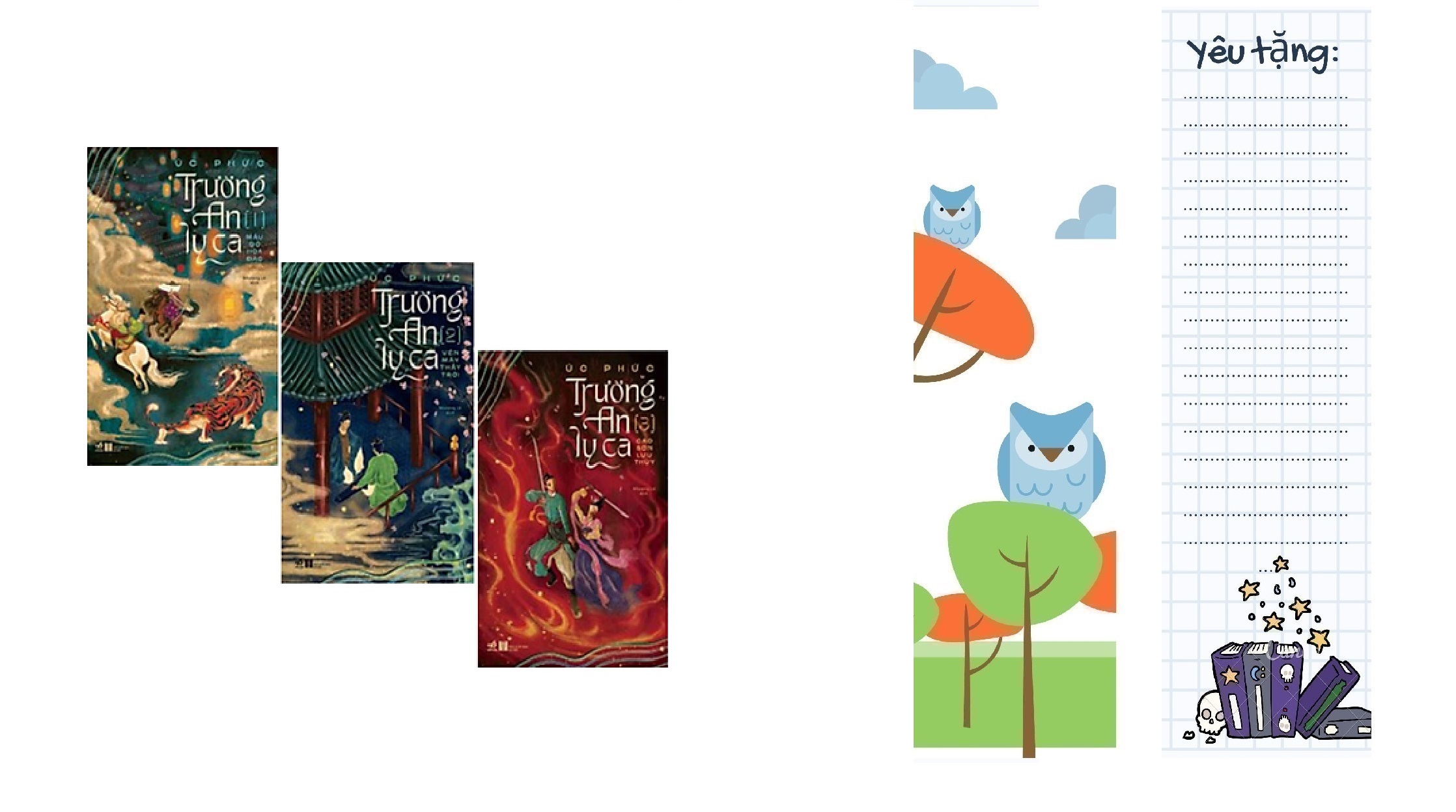 Combo 3 Tập (1+2+3) Trường An Ly Ca: Máu Đỏ Hoa Đào + Vén Mây Thấy Trời + Cao Sơn Lưu Thủy (Tặng Kèm Bookmark Thiết Kế)