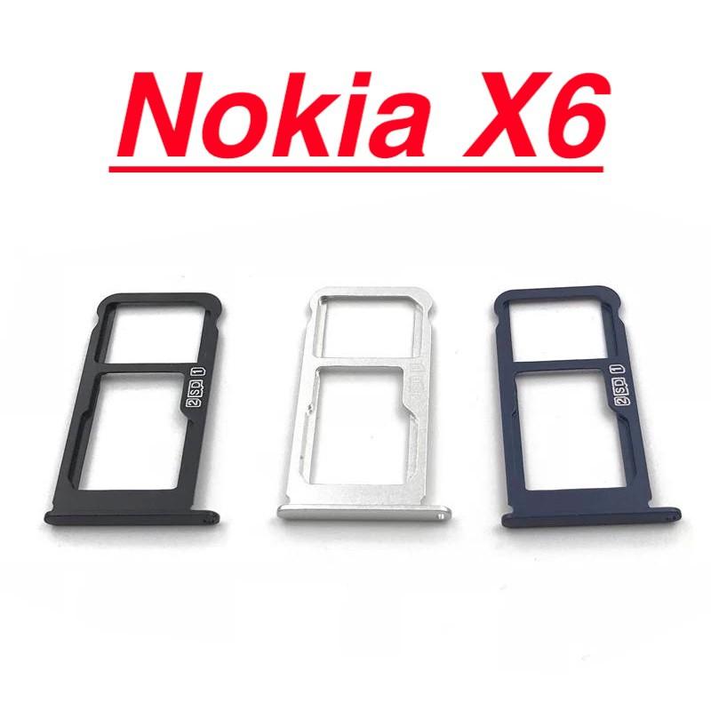 Khay Đựng Sim Thẻ Nhớ Cho Nokia X6 Linh Kiện Thay Thế