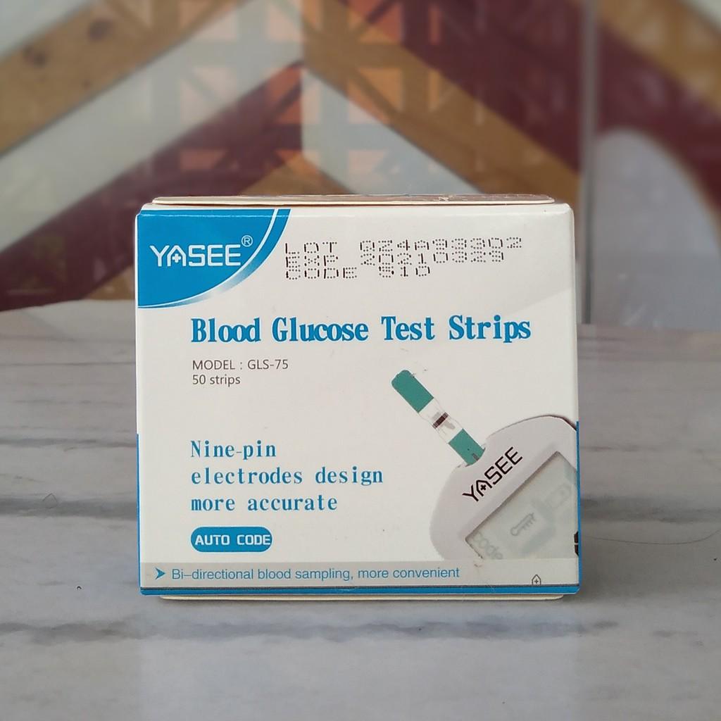 Que thử đường huyết Yasee GLS-75 (25 que + 25 kim)