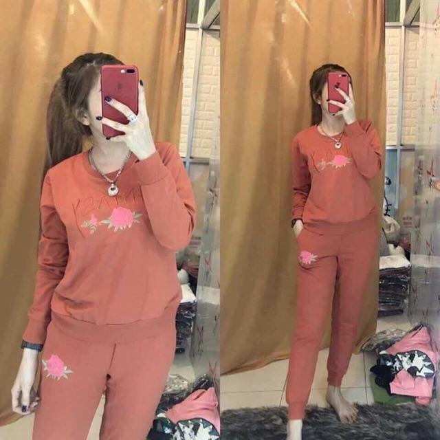 Bộ thu đông thêu hoa chuẩn ảnh đẹp