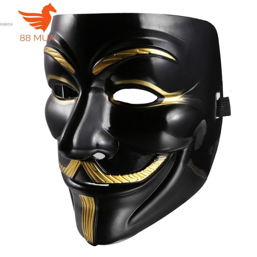 V For Vendetta Guy Fawkes Mặt Nạ Anonymous Mặt Nạ Halloween Cosplay Fancy Ăn Mặc Trang Phục _ms_J7