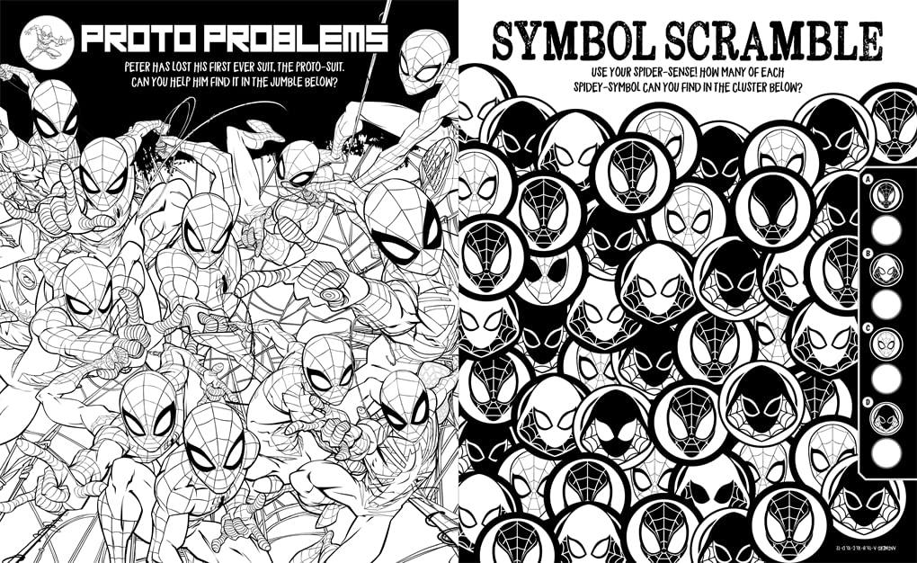 Marvel Spider-Man: Search &amp; Find Colouring