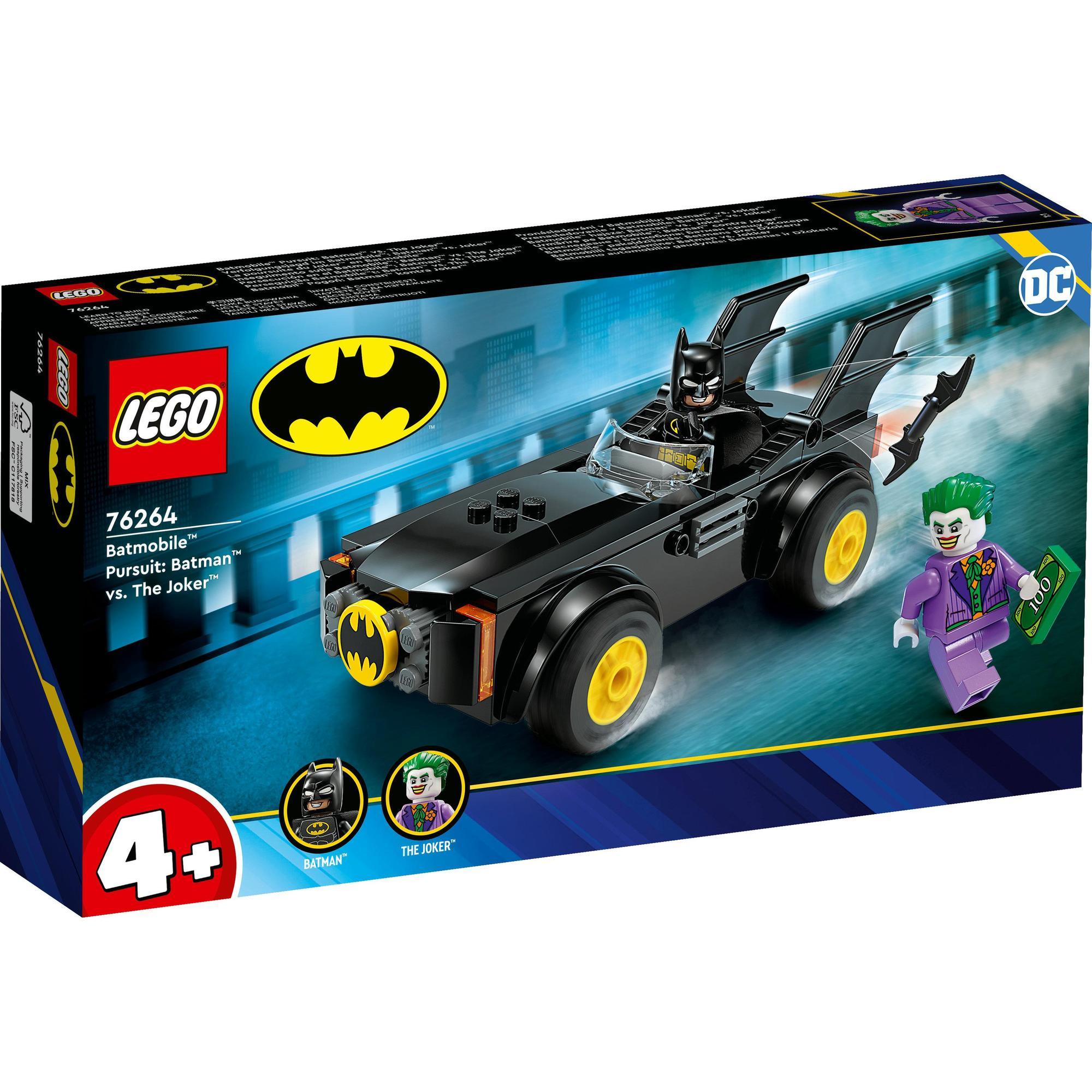 LEGO Super Heroes 76264 Đồ chơi lắp ráp Siêu xe Người Dơi đối đầu Joker (54 chi tiết)