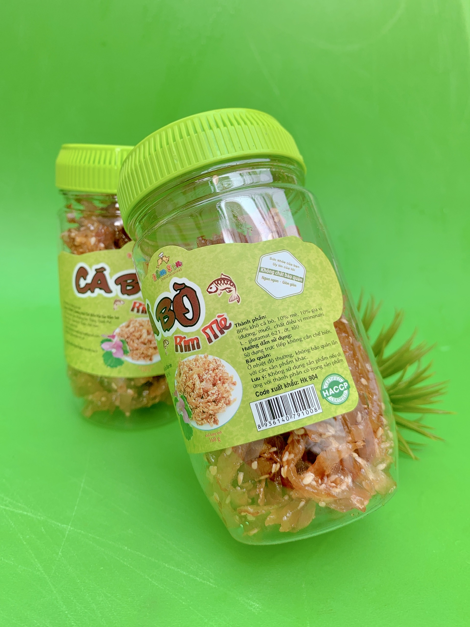 Đặc Sản Bình Thuận - Cá Bò Rim Mè Đầm Sen - 160G - Ocop 4 Sao