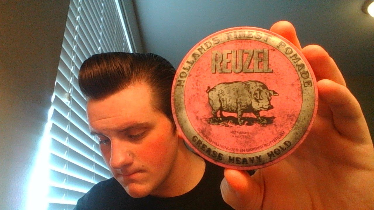 Sáp Vuốt Tóc Reuzel Grease Heavy Hold (Pink Pomade) 35g - Hàng chính hãng