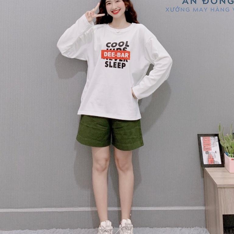 Quần Short Nữ Chất Kaki Thun co giãn nhiều màu form rộng dễ mặc basic unisex Ulzzang (KKCG