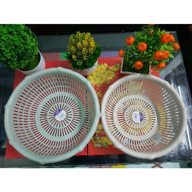Rổ nhựa tròn đốt trúc đựng đồ đa năng đủ size,đủ màu