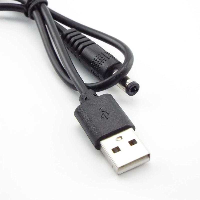 USB Một phích cắm nam đến DC 2.5 3.5 1.35 4.0 1.7 5.5 2.1 5.5 2.5 mm cấp nguồn điện