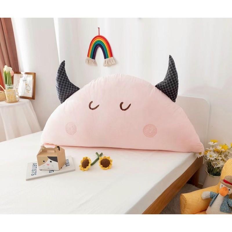 Gối Kệ Kê Đầu Gường Chất Nhung Mịn Hàng Cao Cấp Có Thể Làm Gối Trang Trí Hoặc Tựa Lưng