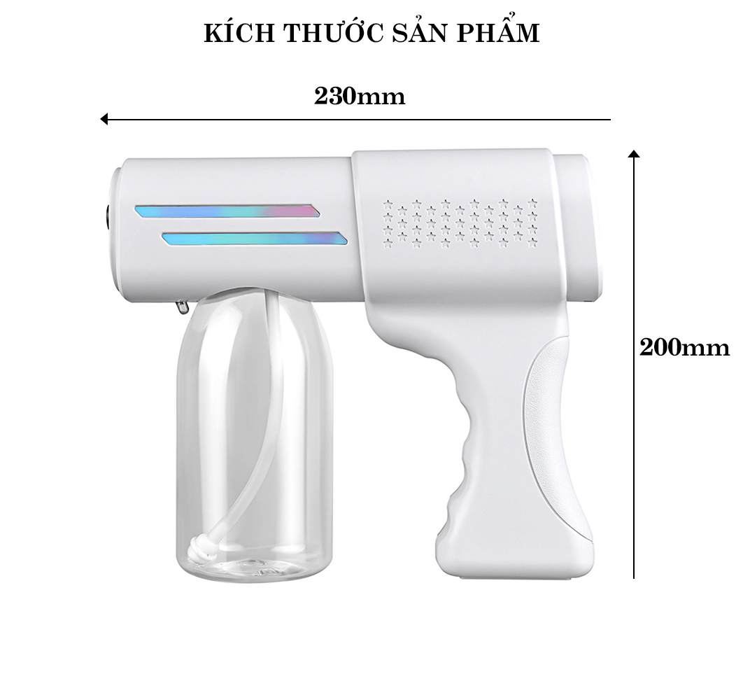 Máy xịt khử khuẩn Nano cầm tay cao cấp - K1340