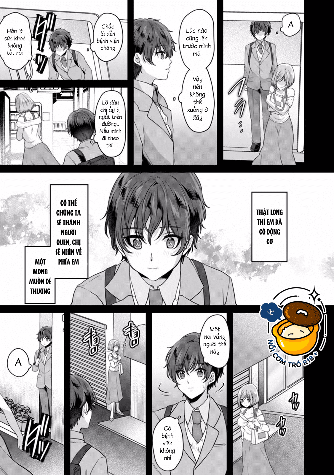 Sắp Không Kiềm Chế Nổi Trên Chuyến Tàu Đông Đúc chapter 8.1 - Trang 8