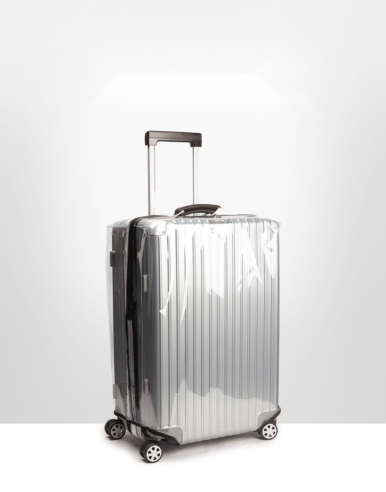 (SIÊU DÀY 50D) Túi bọc vali trong suốt PVC không viền bảo vệ vali chống va đập