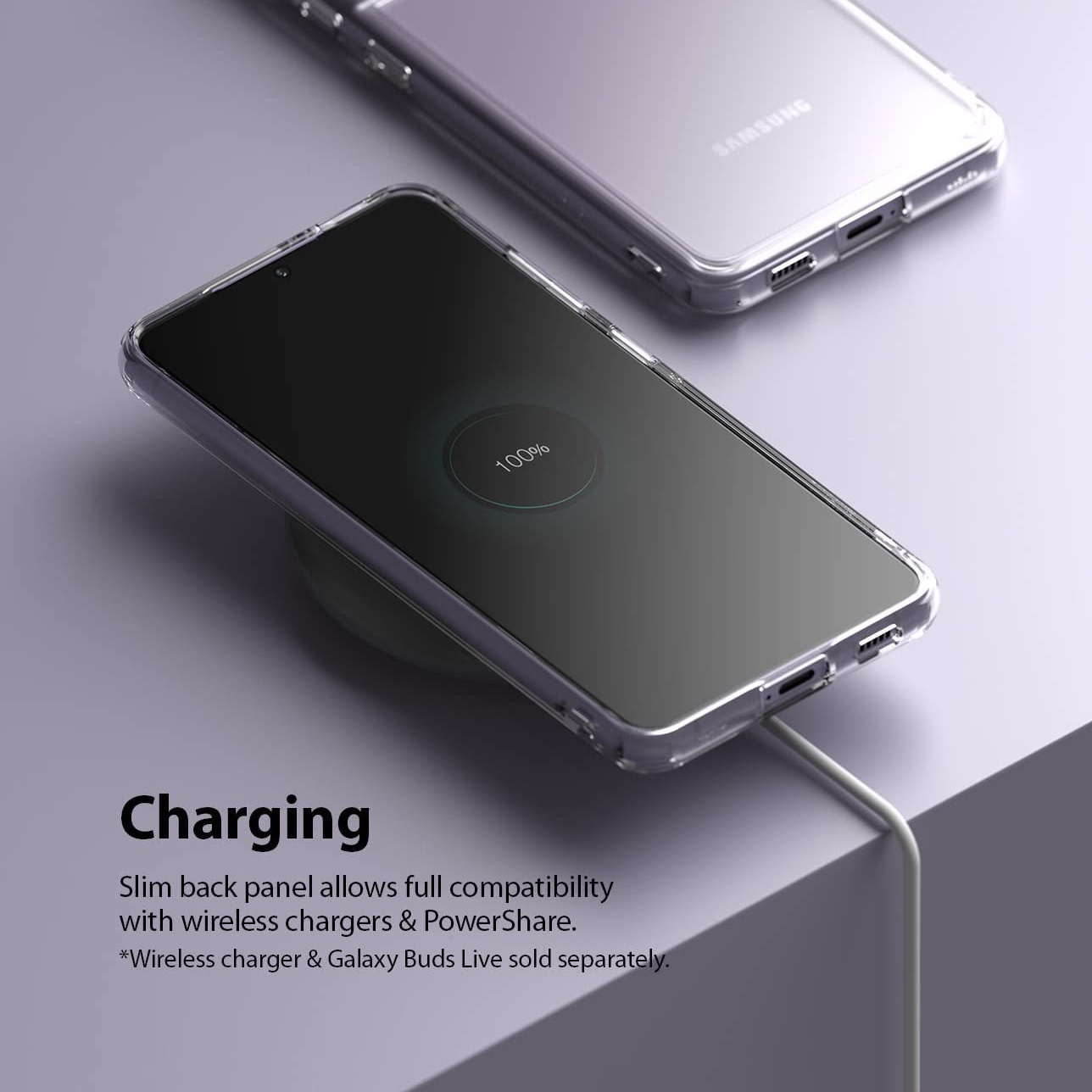 Ốp lưng silicon dẻo cho Samsung Galaxy S21 hiệu Ultra Thin mỏng 0.6mm độ trong tuyệt đối chống trầy xước - Hàng nhập khẩu