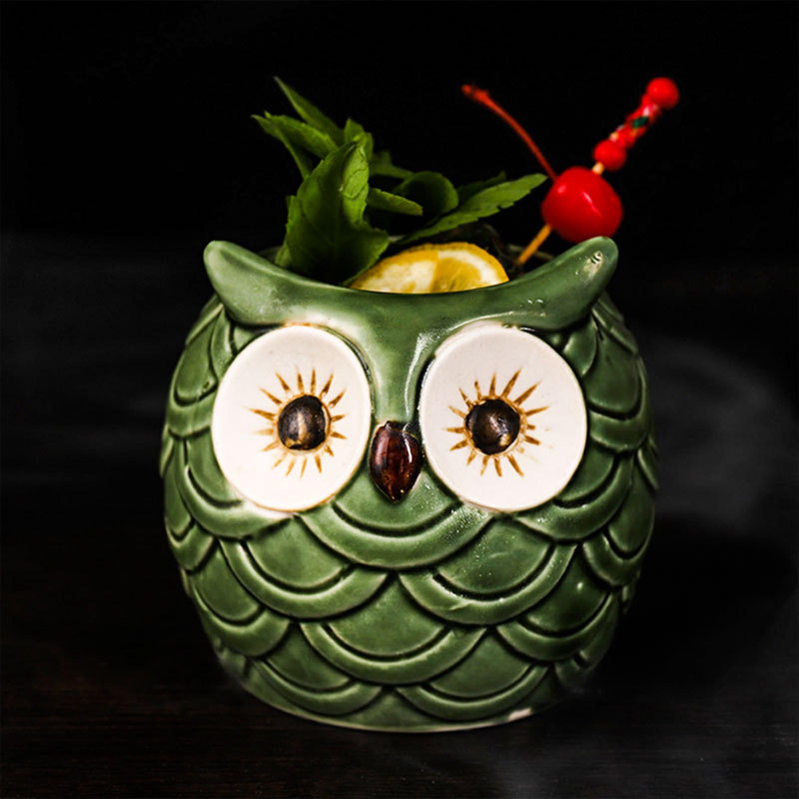 Ceramic Tiki Mug Cocktail Cup Animal Shape Professional