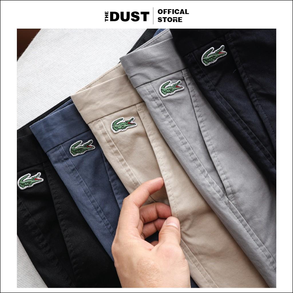 Quần short đùi kaki nam cao cấp, chất vải kaki xuất xịn dày dặn, form slim fit, co giãn nhẹ LCT KC - THE DUST