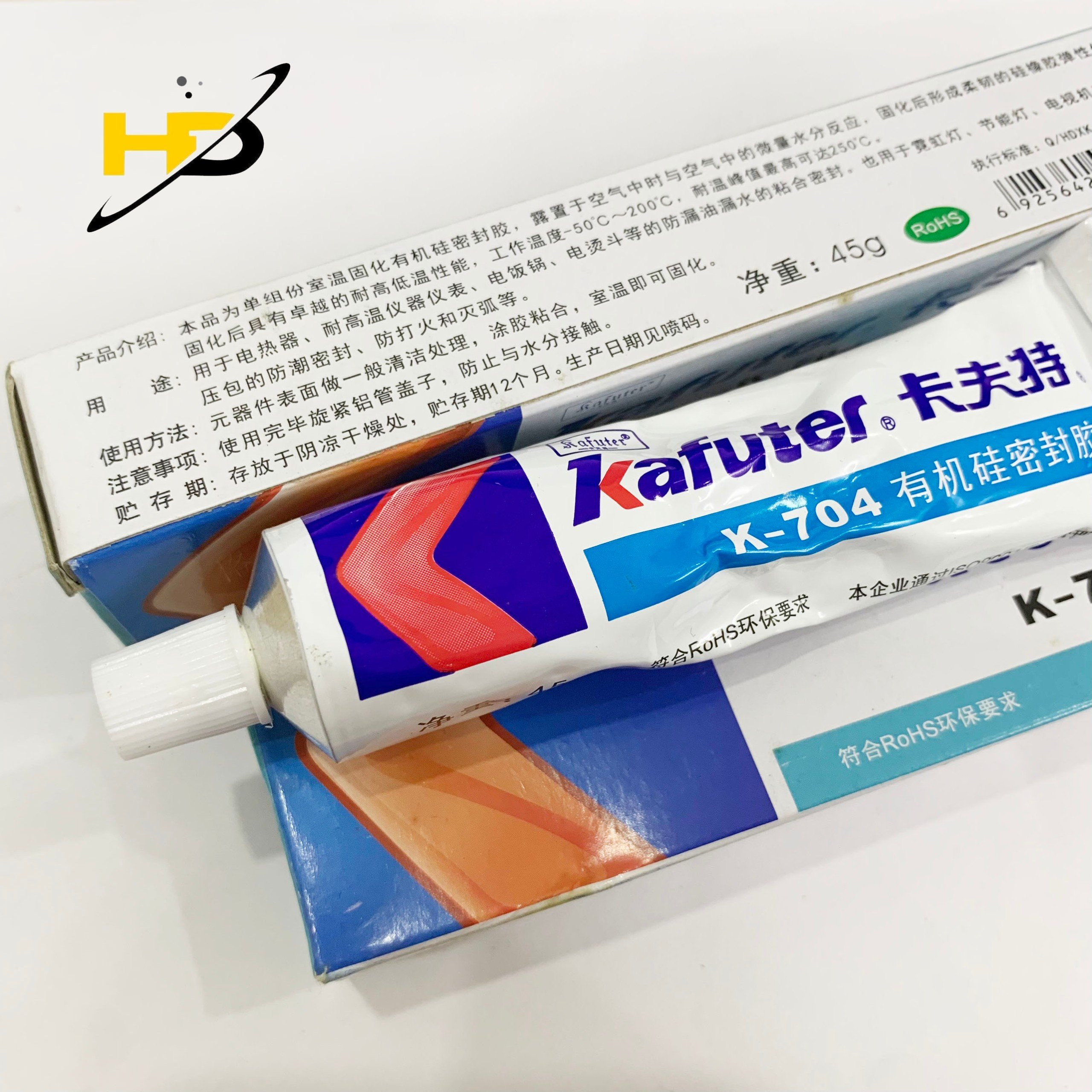 Keo Dán Tản Nhiệt Silicone Kafuter K-704 , Keo Chống Ẩm Bo Mạch Màu Trắng Sữa