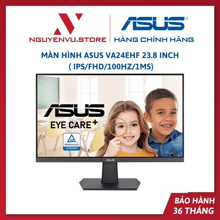 Màn Hình ASUS VA24EHF 23.8 inch ( IPS/FHD/100Hz/1ms) - Hàng Chính Hãng