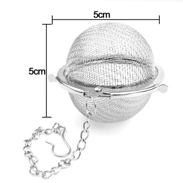 Sử dụng Dụng cụ lọc trà hình cầu đường kính 5 cm thiết kế tiện dụng