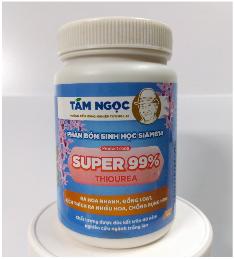 Phân bón sinh học  SIAMB14 SUPER 99% ra hoa nhanh, đồng loạt, kích thích ra nhiều hoa, chống rụng hoa 100gr