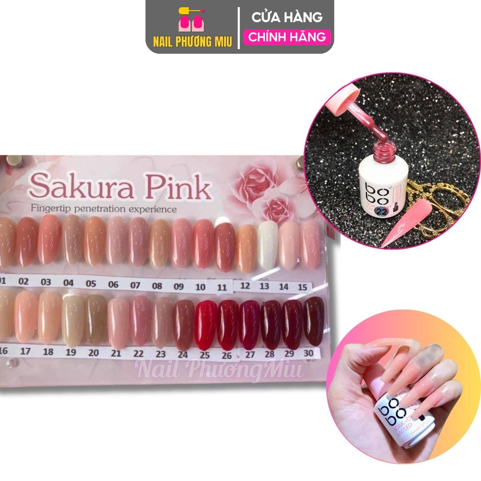 Sơn Thạch BOBO Lẻ Màu Hot Rượu Vang 28, Thạch Hồng 15, Nước Gạo 13, Trắng Sữa Lẻ Chai 15ml Chất Đậm Mướt Làm Nail Sơn Gel Nữ thạch hồng nude