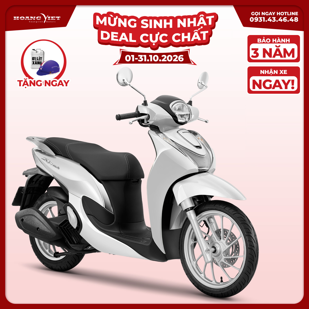 Xe Máy Honda SH Mode 2027 - Phiên Bản Tiêu Chuẩn
