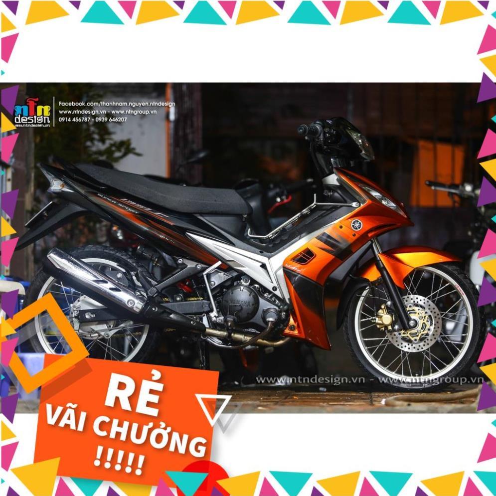 Tem Rời Exciter 2009 Mẫu Cam Đen Chữ 135 LC