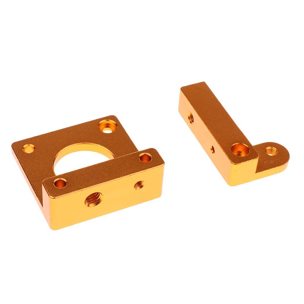 MK8 Extruder Aluminum Frame Block DIY Kit for 3D Printer