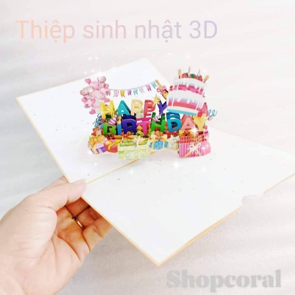 Thiệp Sinh Nhật 3D