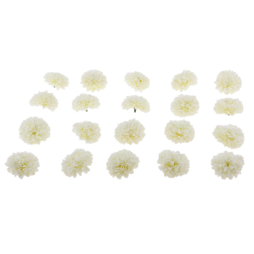 20 piece Chrysanthemum Artificial Silk Flower Head Wedding Decor