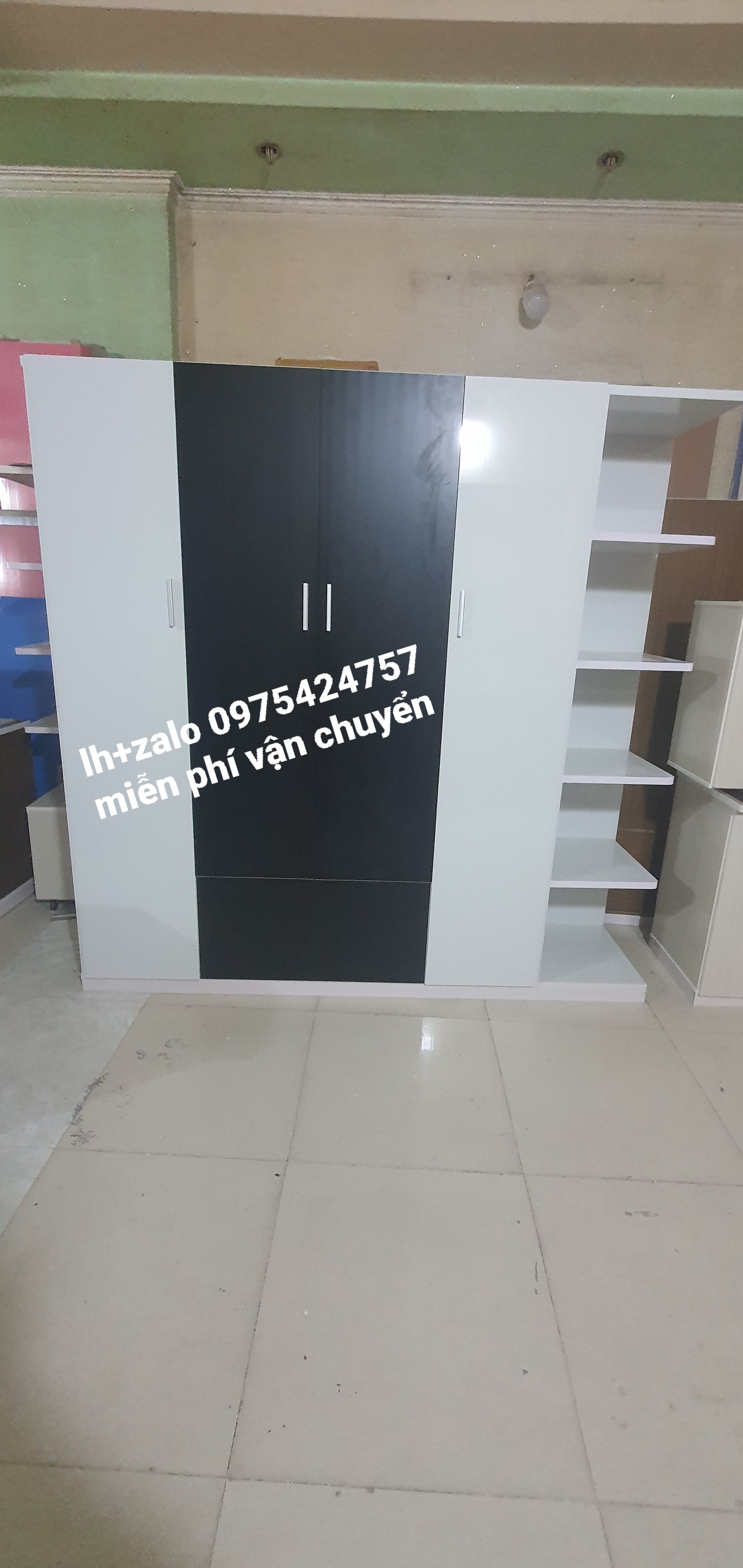 Tủ nhựa đài loan 4 cánh 1 kệ