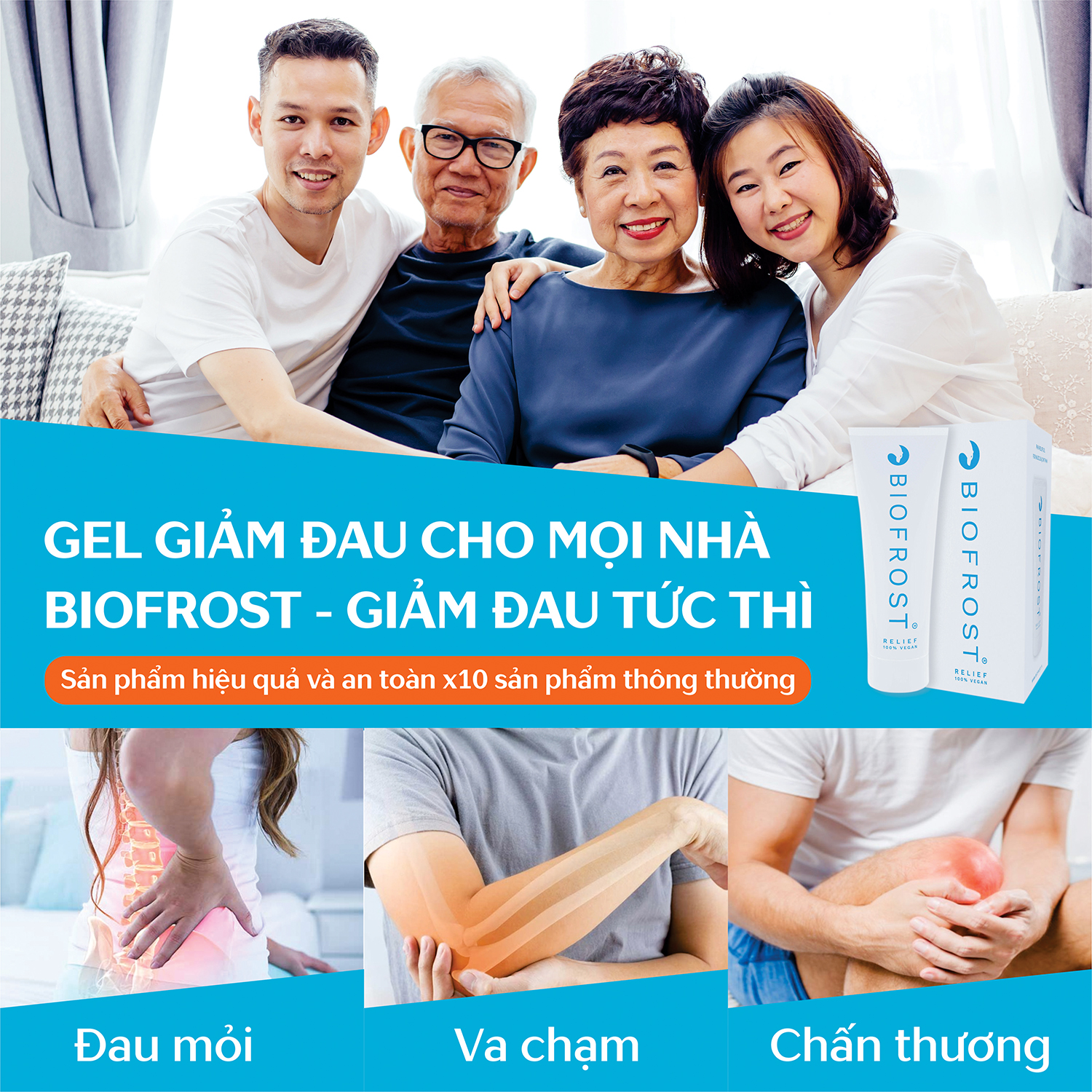 COMBO 2 GEL GIẢM ĐAU BIOFROST NHẬP KHẨU PHẦN LAN - HIỆU QUẢ VÀ AN TOÀN