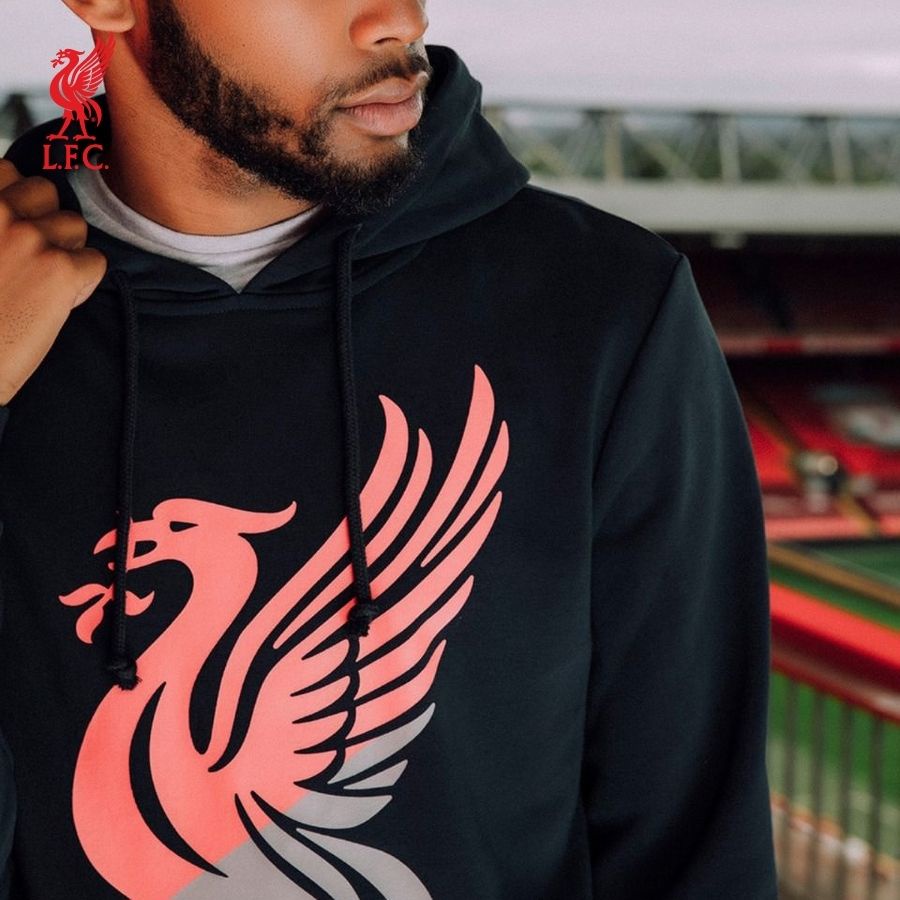 Áo hoodie tay dài có nón thể thao nam LFC Liverbird - A15018