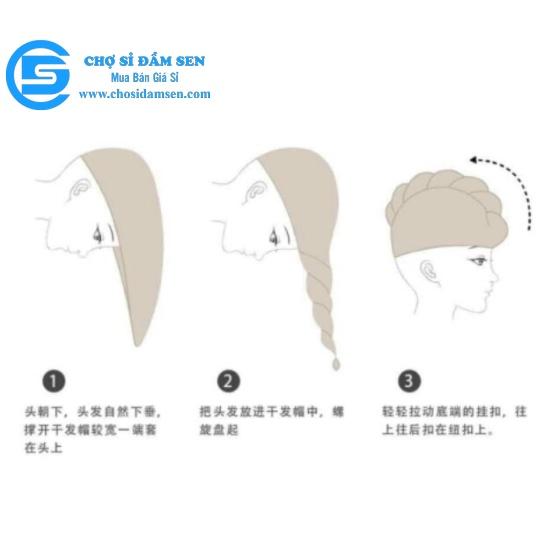 Khăn lau Tóc thần thánh – Khăn quấn đầu làm khô tóc mềm mịn G76-KhanLauToc