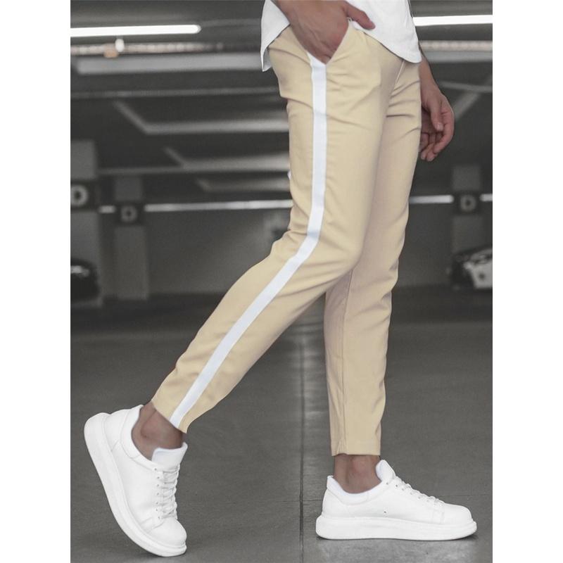 Quần Kaki Nam Đẹp AROTI Form Slim Fit Vải Kaki Cao Cấp Mềm Mịn, Co Giãn Tốt Dáng Hàn Thể Thao Nhiều Màu- Đủ Size Qk43-B