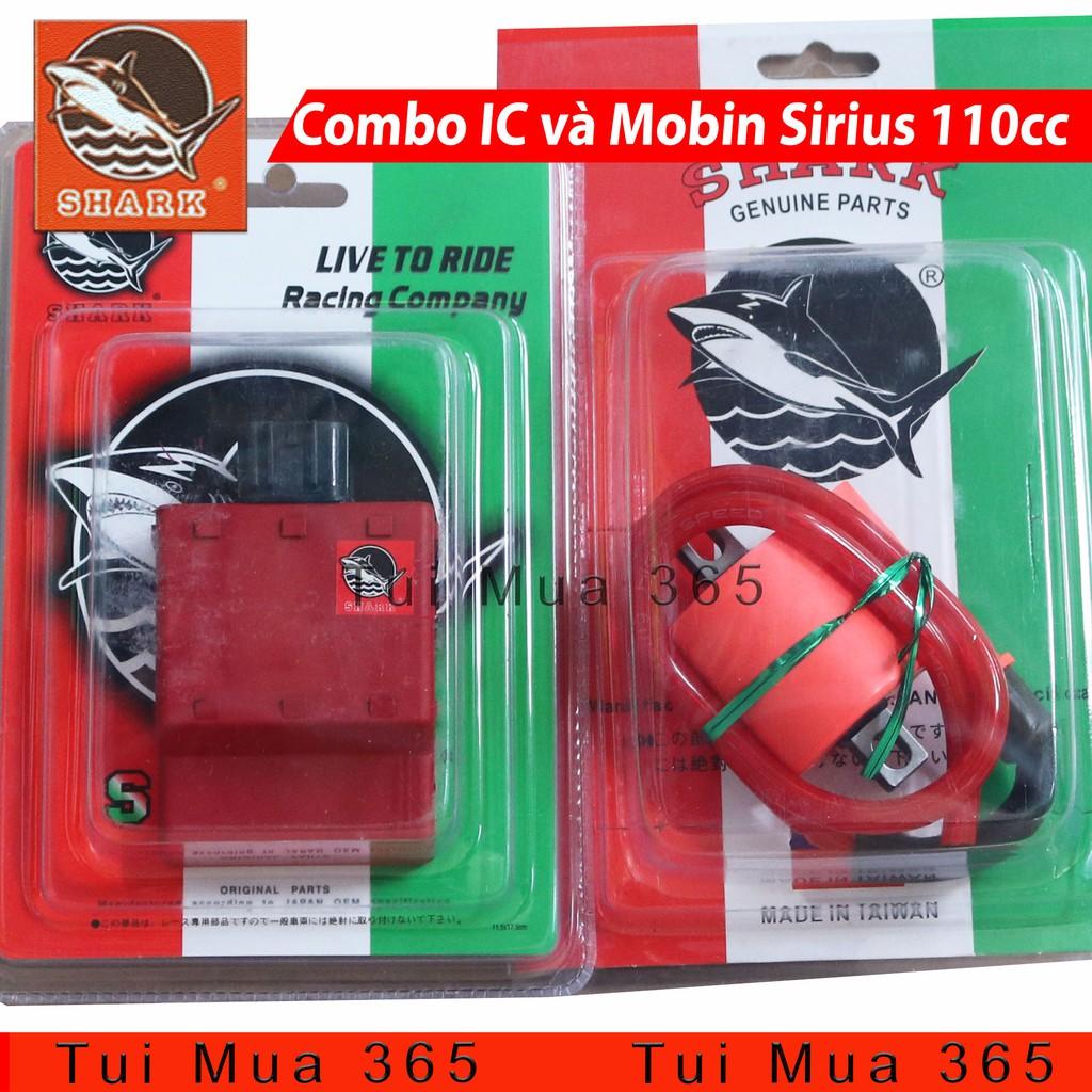 Combo IC Shark và Mobin Sườn độ Sirius 110cc Xăng Cơ Malaysia